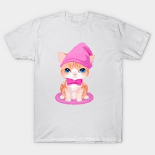 kitten with cap T-Shirt